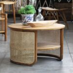 meja tamu kayu minimalis terbaru