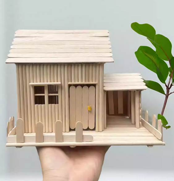 rumah dari stik es krim yang bagus