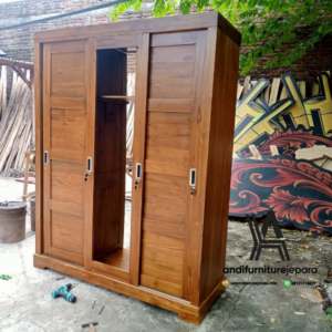Lemari Sliding 3 Pintu