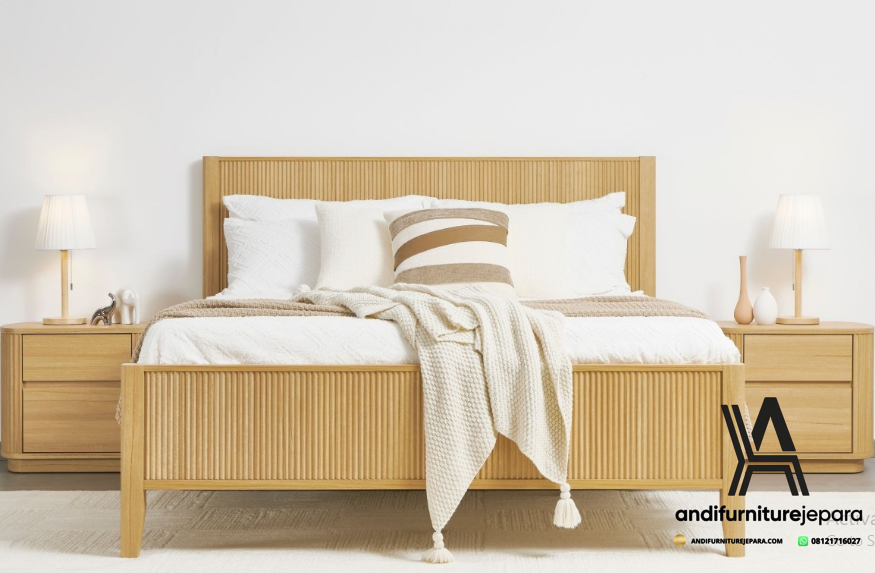 dipan kayu jati modern