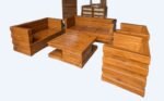 Set Kursi Tamu Minimalis Kayu Jati Tanpa Ukiran 3211